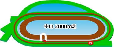 中山競馬場 芝2000m