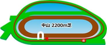 中山競馬場 芝2200m